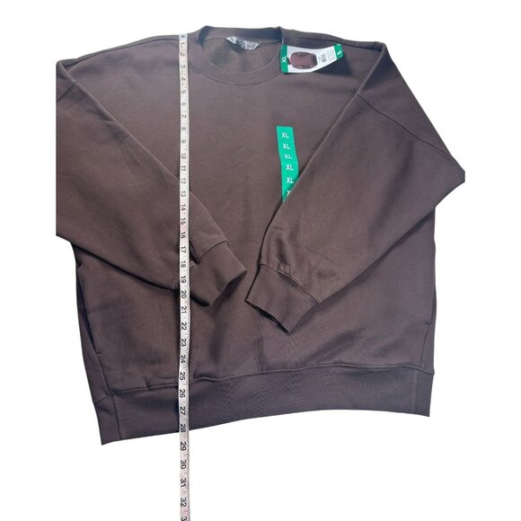 Tuff Athletics Crewneck Sweatshirt‎ Women XL Brown Cotton/Polyester Blend Unisex - Picture 5 of 10